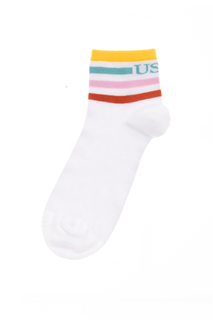 Носки женские U.S. POLO Assn. A082SZ013P02KATEV-IY23 белые one size