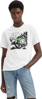 Футболка мужская Levis Men Relaxed Fit Graphic Tee белая S Levis®