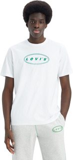 Футболка мужская Levis Men Relaxed Fit Graphic Tee белая S Levis®