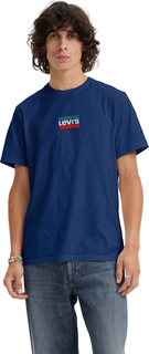 Футболка мужская Levis Men Graphic Crewneck Tee синяя S Levis®