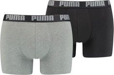 Комплект трусов мужских PUMA Basic Boxer 2P черных S