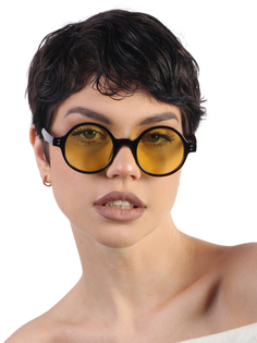 Солнцезащитные очки унисекс Pretty Mania ANG517, желтые