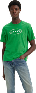 Футболка мужская Levis Men Relaxed Fit Graphic Tee зеленая XL Levis®