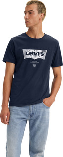 Футболка мужская Levis Men Graphic Crewneck Tee синяя S Levis®