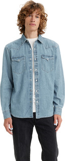 Джинсовая рубашка мужская Levis Men Classic Western Shirt голубая M Levis®