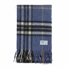 Шарф унисекс Edinburgh Lambswool Scarf enlarged off стr sсотту тhom denim, 175x26 см