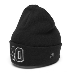 Шапка бини унисекс Atributika&Club 18621 черная, р.55-58