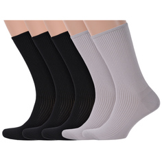 Комплект носков мужских LorenzLine 5-К23 черных; серых 27