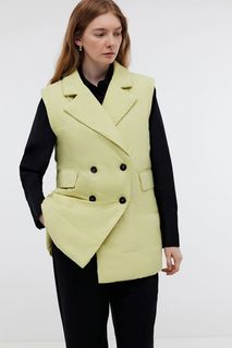 Утепленный жилет женский Baon B1624001 желтый L