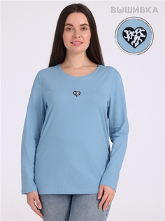 Лонгслив женский Апрель 594жен001РП голубой 108/164
