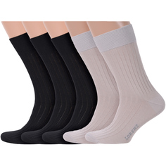 Комплект носков мужских LorenzLine 5-Е40 разноцветных 27