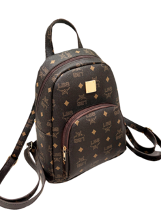 Рюкзак женский BUNDLE коричневый, 28х24х11 см 7 Level