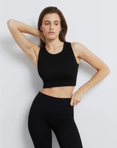 Спортивный топ женский Gloria Jeans GRT000418 черный XL/170