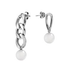 Серьги из бижутерного сплава Ice&High Collection MS3331084, жемчуг искусственный