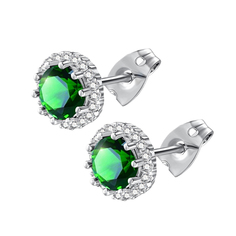 Серьги из бижутерного сплава Ice&High Collection MS333648G, хрусталь