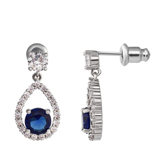 Серьги из бижутерного сплава Ice&High Collection MS333953b, хрусталь