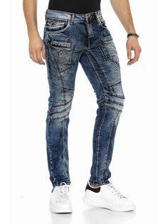 Джинсы мужские Cipo & Baxx CD418 синие 30/34