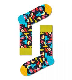 Носки унисекс Happy Socks FDM01 черные 25