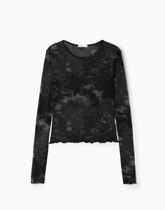 Лонгслив женский Gloria Jeans GKT022166 черный/разноцветный M/170
