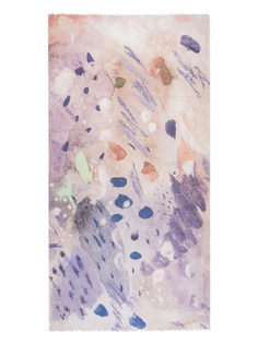 Палантин женский Labbra LG68-029 фиолетовый, 90х180 см