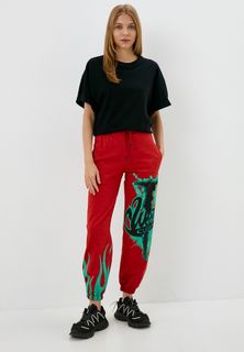 Спортивные брюки женские BLACKSI 5037 красные L