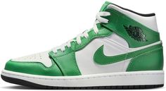 Кеды мужские Nike Jordan Air Jordan 1 Mid зеленые 11.5 US