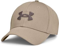 Бейсболка мужская Under Armour Mens UA Blitzing бежевая, р. 61-65