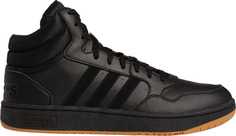 Кеды мужские Adidas HOOPS 3.0 MID черные 9.5 UK