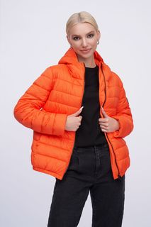 Куртка женская ElectraStyle 1У-41007-901 оранжевая 44 RU