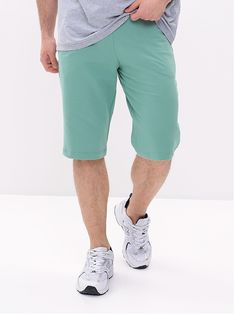 Трикотажные шорты мужские MOM №1 MOM-88-3160 зеленые 56 RU