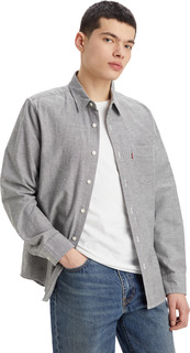 Рубашка мужская Levis Men Classic 1 Pocket Standard Fit Shirt серая S Levis®