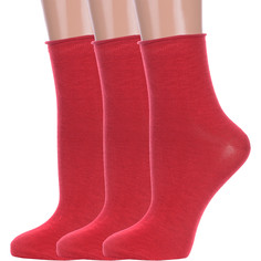 Комплект носков женских Hobby Line 3-Нжх бордовых 36-40, 3 пары