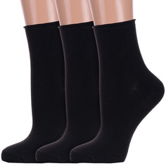 Комплект носков женских Hobby Line 3-Нжх черных 36-40, 3 пары