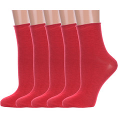 Комплект носков женских Hobby Line 5-Нжх бордовых 36-40, 5 пар