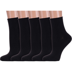 Комплект носков женских Hobby Line 5-Нжх черных 36-40, 5 пар