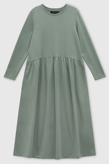 Платье женское Finn Flare FAD110228 зеленое XS