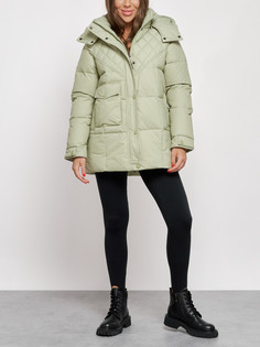 Куртка женская AD52301 зеленая L No Brand