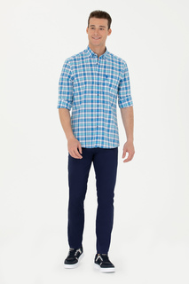 Брюки мужские U.S. POLO Assn. G081GL0780CARLOS23Y синие 36