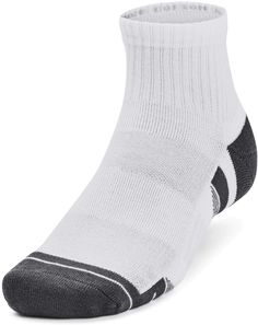 Комплект носков унисекс Under Armour UA Performance Cotton 3p Qtr белых L 3 пары