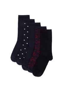 Комплект носков женских U.S. POLO Assn. A082SZ013P01RAKKAS-5 синих one size