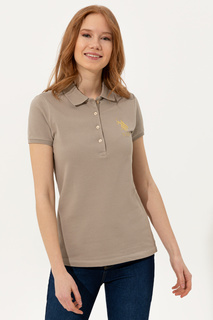 Футболка женская U.S. POLO Assn. G082SZ0110MTS02222-011 хаки 2XS