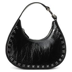 Сумка-багет женская Ash PIERCING MINI OBO BAG черная 2