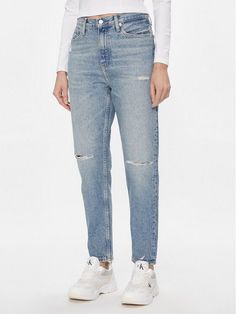 Джинсы женские Calvin Klein Jeans J20J222148 голубые 32/28