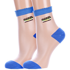 Комплект носков женских Hobby Line 2-нжст синих 36-40, 2 пары