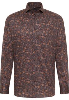 Рубашка мужская ETERNA 4077-58-X17V коричневая 40