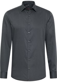 Рубашка мужская ETERNA 4088-45-F18P черная 38