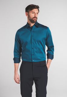 Рубашка мужская ETERNA 3945-69-X18P зеленая 42