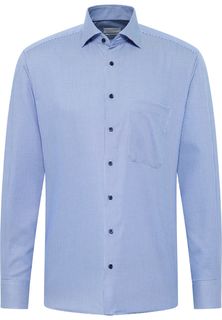 Рубашка мужская ETERNA 8038-12-E19K синяя 43