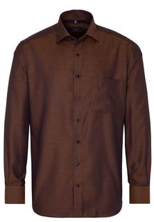 Рубашка мужская ETERNA 3475-28-X19K коричневая 41