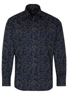 Рубашка мужская ETERNA 3477-28-X07K синяя 39